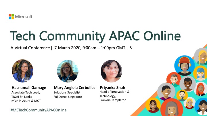 fuzzymind1's tweet photo. Celebrate the success of women in Tech this International Women's day. Me and fellow Power women Hansamali Gamage , Mary Angiela Cerbolles will be at #MSTechCommunityAPACOnline to share how we have built our profile in the community. https://t.co/vFM71wgQ6y.
@Oliviaha2 https://t.co/LF6vGIYtw4
