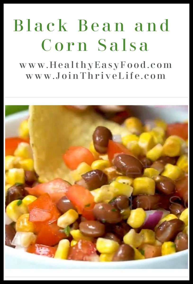 RichAndLisaJ's tweet photo. Black Bean and Corn Salsa Recipe
https://t.co/eTwIq8Rzc0
#recipes #salsa #salsarecipe #corn #blackbeans #appetizers #quickrecipes #easyrecipes #quickappetizer #snacks #easysnacks #snackideas #healthyrecipes #healthyeating #healthyliving #healthylifestyle https://t.co/mFH2KLvFFP