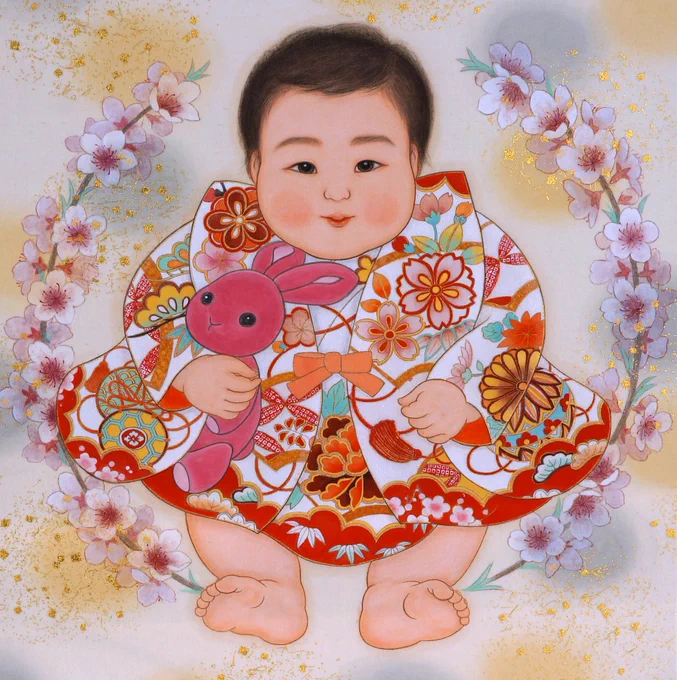 今日は3月3日☺️?

桃のお節句の絵でお祝いです?? 

#3月3日  #ひな祭り #雛祭り 