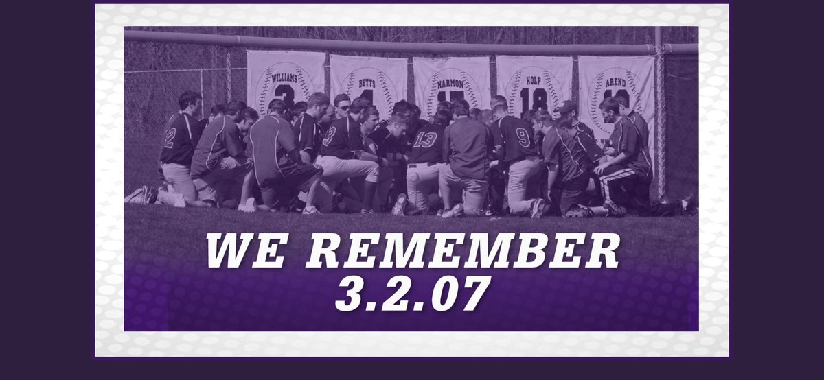 MillerTM12's tweet photo. Today and everyday we remember 3/2/2007 and the lives that were lost and changed because of our tragedy. We thank our families, friends, and loved ones from all over who still pray and support us to this day๐. #NeverForgotten #BlufftonBaseball https://t.co/NMIZrDyWuq