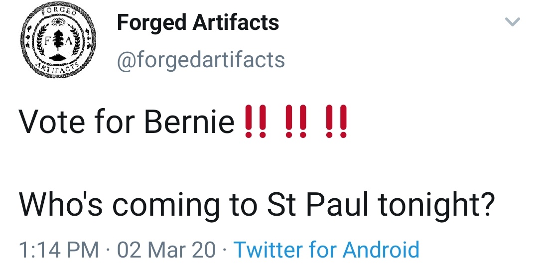 Artists big and small should be using their platforms to support  @BernieSanders for president!The winner of the primaries will be decided in the next 5 months. Let& #39;s make sure we send someone good up against Trump!