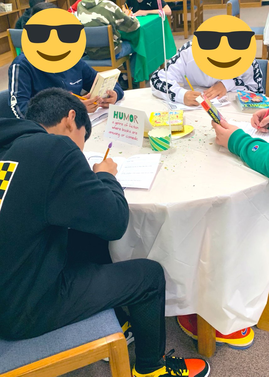 _k_pendergrass_'s tweet photo. How did CDMS celebrate #ReadAcrossAmerica #ReadAcrossAmericaDay today? With a book tasting in the media center, of course! @dcsnc https://t.co/coD4Fv6Bhj