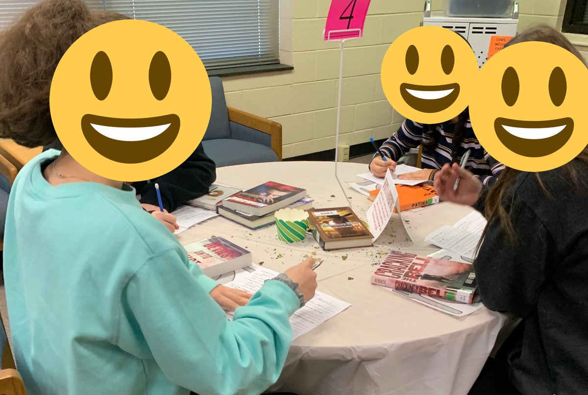 _k_pendergrass_'s tweet photo. How did CDMS celebrate #ReadAcrossAmerica #ReadAcrossAmericaDay today? With a book tasting in the media center, of course! @dcsnc https://t.co/coD4Fv6Bhj