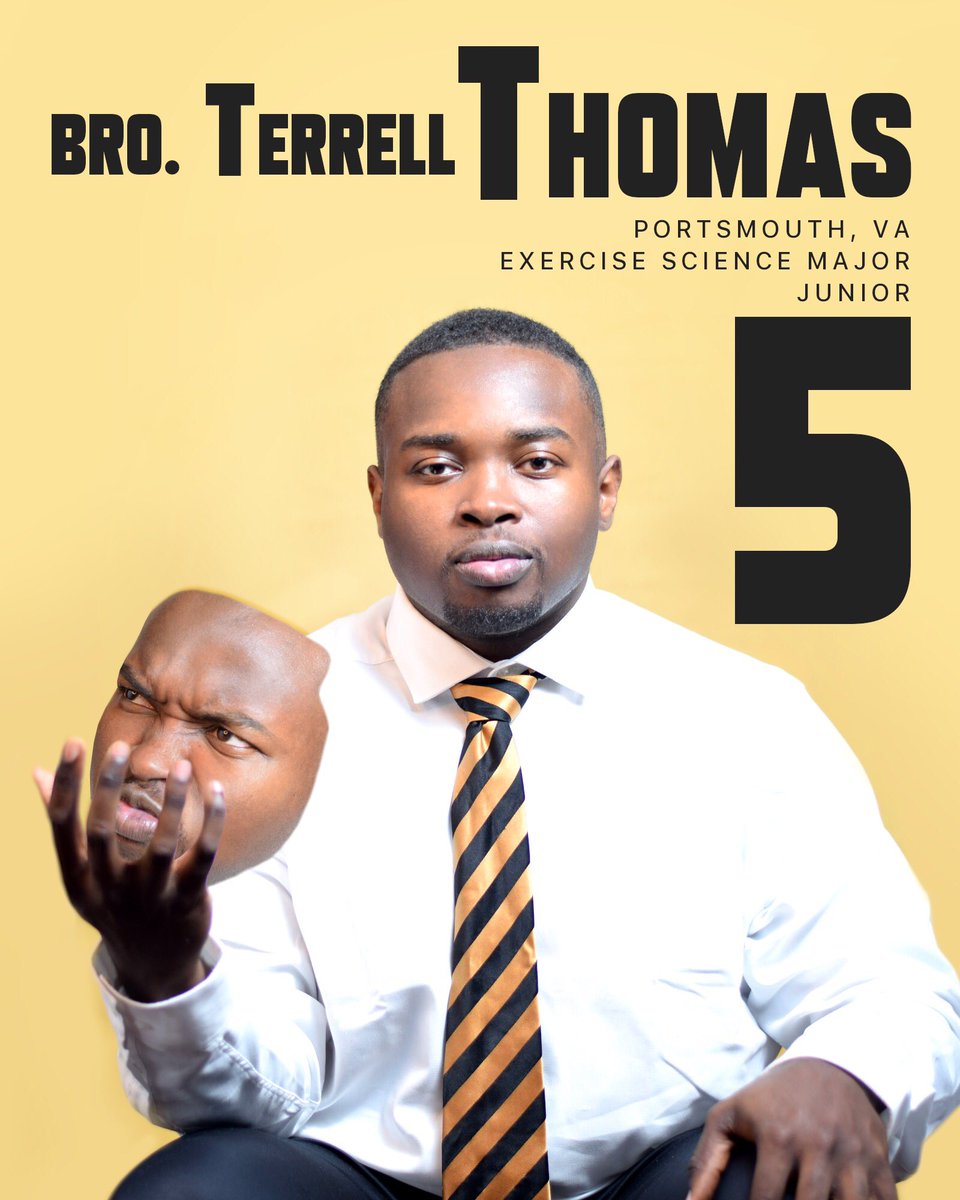 Introducing Terrell Thomas , a Junior majoring in Exercise Science. He plans to bring versatility and style to the Nu Theta Chapter and ODU’s campus. We want to congratulate and welcome bro. Thomas 🤙🏿 #MeetTheNuDecade