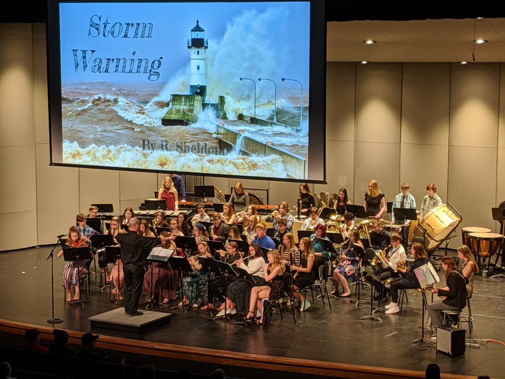 ZHSActivities's tweet photo. Concert band crushes it tonight! @Zimmband @ISD728 @ISD728Theatre #GoThunder https://t.co/q5RzjdHprE