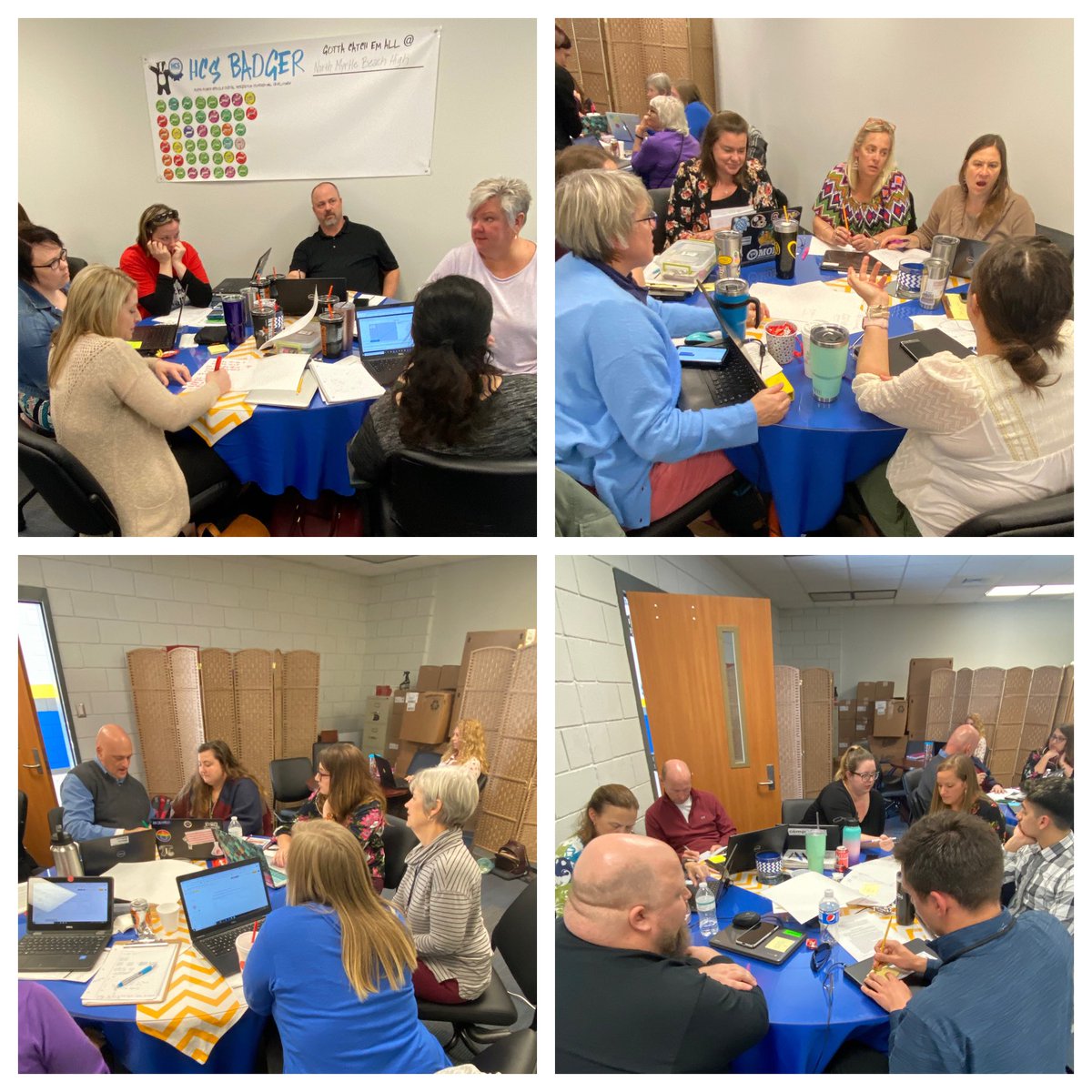 MarieFHolden's tweet photo. Thanks @nmbmchiefs for hosting our Algebra 1 Collaboration session today. Thankful for our dedicated educators. #workingtogether #hcsmath https://t.co/kUZrSBWR8d