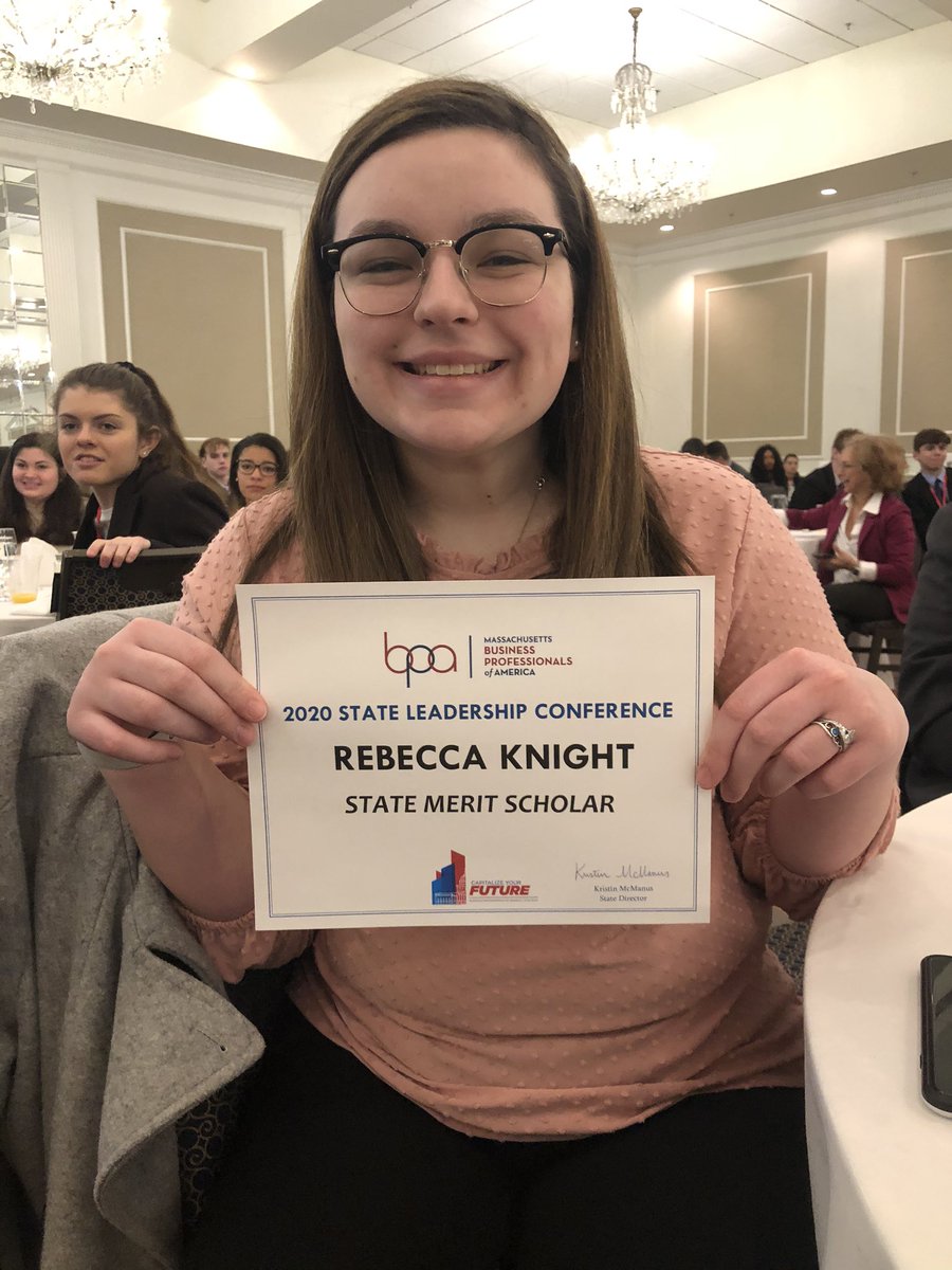 MassBPAPS's tweet photo. #MASLC2020 was a HUGE success! This year we doubled the size of our SLC attendance from last year’s and took home MANY awards! Our ENTIRE chapter will be traveling to DC! #BPAALLDAY #MABPA #PS https://t.co/8OToIAikbr