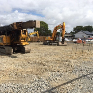 CLL completed a job at St Georges Road on behalf of Kalmar Construction. The job consisted of doing three ground improvement platforms using Geopier GP3 RAP technology.