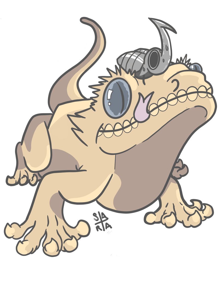 saracatdesign's tweet photo. Bert makes a friend 
 #illustration #illustrator #illustratorsoninstagram #drawing #beetle #beetleillustration #beetledrawing #bertthebeetle #creepy #creepyillustration #cute #cuteandcreepy #bertandwendy #lizard #gecko https://t.co/uuUox52QOZ