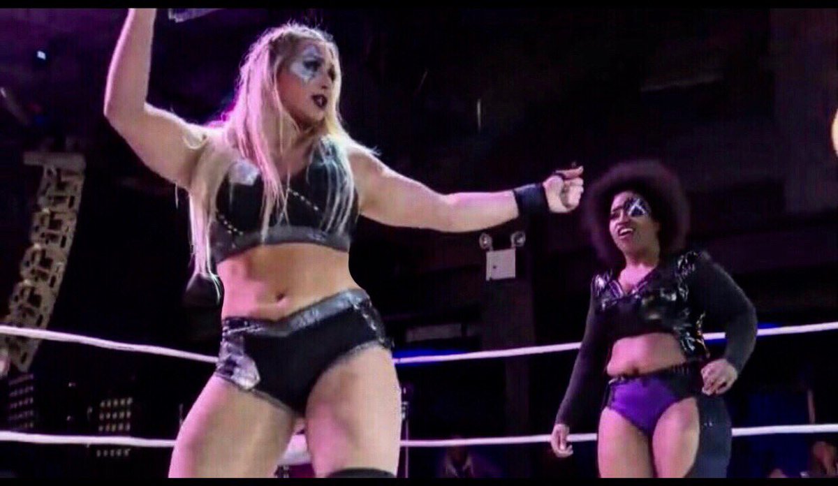 JENNACIDE000's tweet photo. Showing @the_woad my Bionic ๐ Moves ๐!!! #BUNSOFSTEEL #shine65 #womenswrestling #ilovewrestling
_
@WWNSHINE @WWNLive https://t.co/uurhjpKXsv