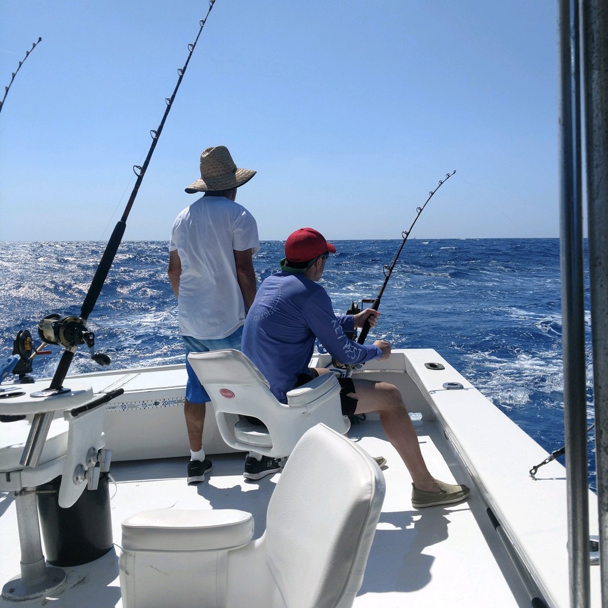 Just a few days prior to the polar plunge, we opted for much warmer waters and some fishing off key west.  A wise choice!