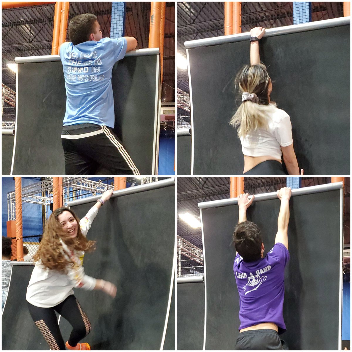 MsKogut's tweet photo. #skyzone #boardbonding @HandleyInteract https://t.co/2jIcDmR80N