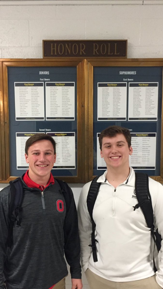 Congratulations to the recently elected National Honor Society Officers Ben Broughton - President &amp; <a href="/j_rotello/">T.J. Rotello</a> - Treasurer! Proud that you both are being leaders on &amp; off the field. #LetsGoBigMoe