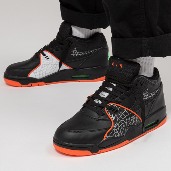 nike air flight 89 black orange