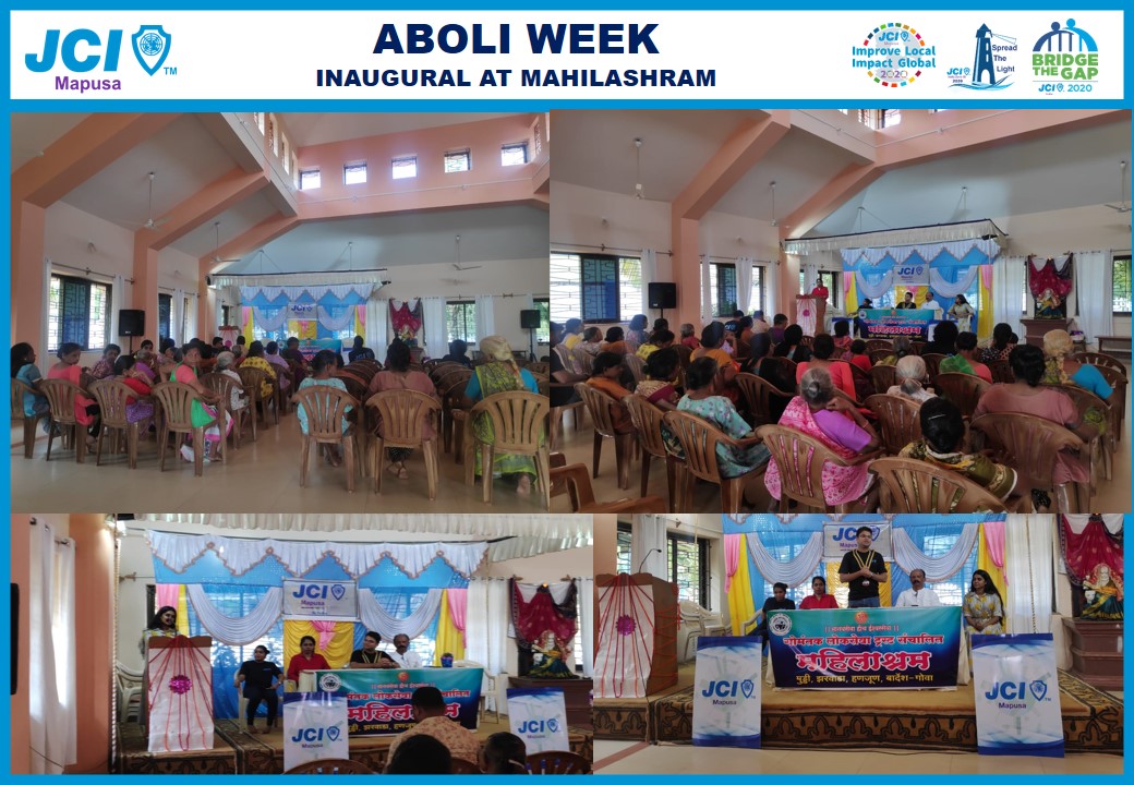 JciMapusa's tweet photo. 🎀🎀🎀 *JCI MAPUSA* 🎀🎀🎀

JCI MAPUSA started its Aboli Week 2020 with
Inaugural at Mahilashram by sharing moments of Joy &amp; Happiness and later with Providing Training program , Skill Development , Legal Awareness &amp; Business App.  for betterment of the Women in Society https://t.co/732tdpKdV4