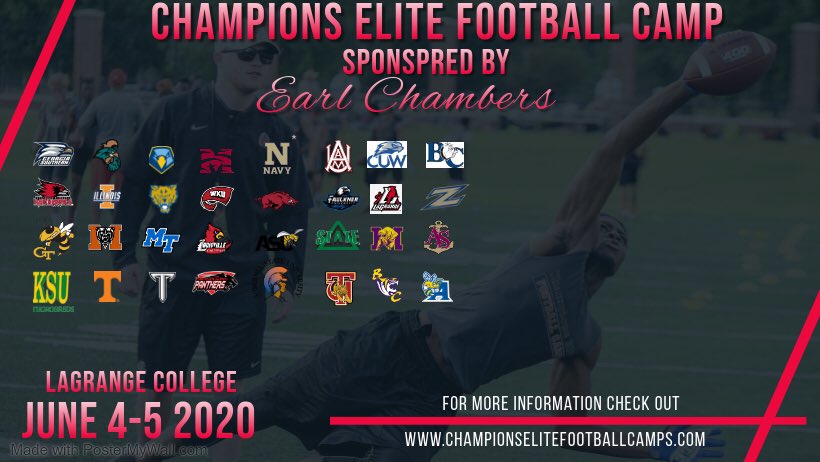 Champions_Elite's tweet photo. The list will continue to grow weekly!  Be ready to gain maximum exposure in front of coaches from all levels.  Register today at https://t.co/4b6Dg3jVdD https://t.co/725Aain0FH