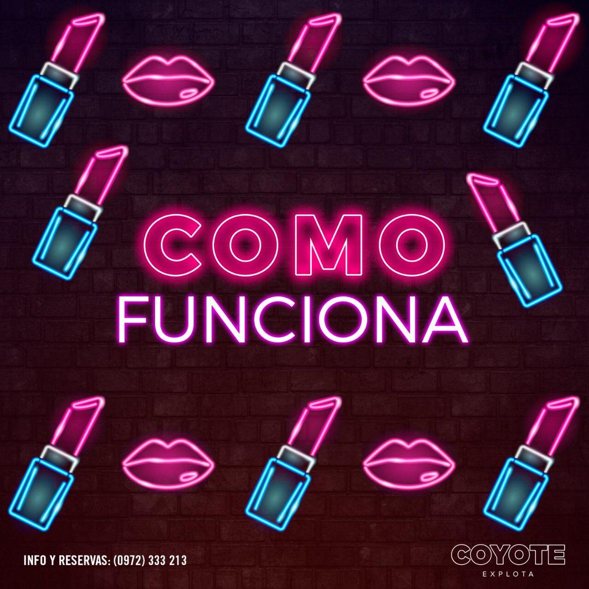 Coyoteasu's tweet photo. Este sábado 7 de Marzo! 

A pedido de las chicas!

VUELVE LA NOCHE DE MUJERES

Show imperdible de Strippers y BARRA LIBRE de Champagne, Vodka, Tequila, Gin y Cerveza durante el show!

Free pass para todas las Coyoteras! 

Reserva tu mesa al 0986 663 800! https://t.co/oT0gSl9BW6