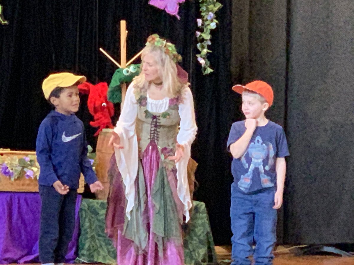 Stars were born at kit’s interactive theater assembly today. <a href="/WyomingElem/">Wyoming Elementary</a>