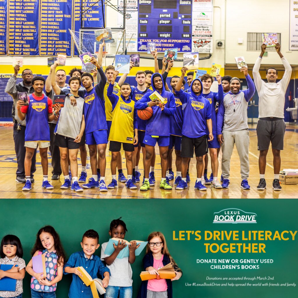 SouthernAAhoops's tweet photo. Hope you enjoy the books coming your way, @Sheehy_Lexus. They’re “elite”, just like your dealership.
📚x🚗x🏀 #LexusBookDrive #AACPSAwesome #communityservice https://t.co/zHvvMdJ1sm