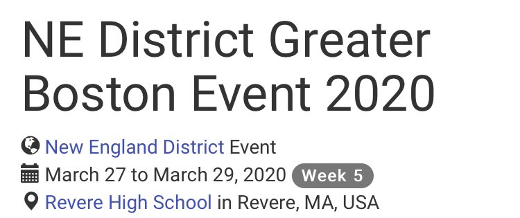irontigers4176's tweet photo. ATTENTION! 🚨 
The Iron Tigers will no longer be attending our week two competition, at Bridgewater Raynham High School. Instead, we will now be going to the Greater Boston event in Revere, MA. https://t.co/u7DYBNRngU
