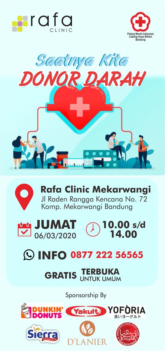 DONOR DARAH MARET 2020 @Rafa Clinic rafabeauty.com/2020/03/03/don…