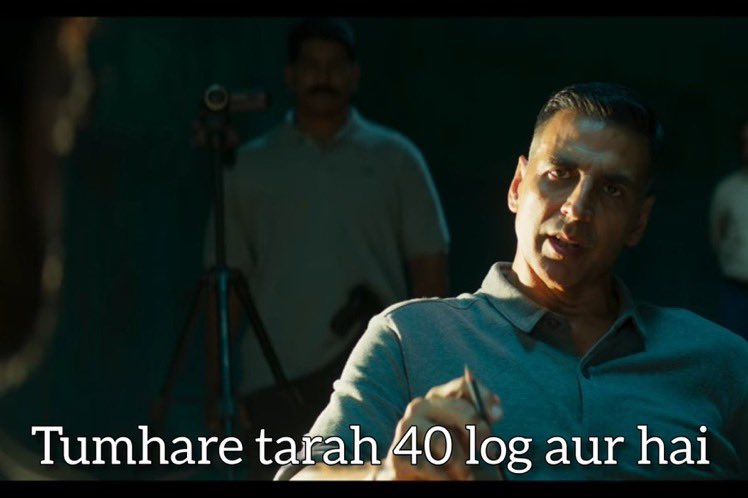 AmitSha49583669's tweet image. #suryavanshi @akshaykumar
Jija’s saali be like: 
Jijaji juute ke paise mujhe do, main akeli saali hun aapki. 

Jijaji: