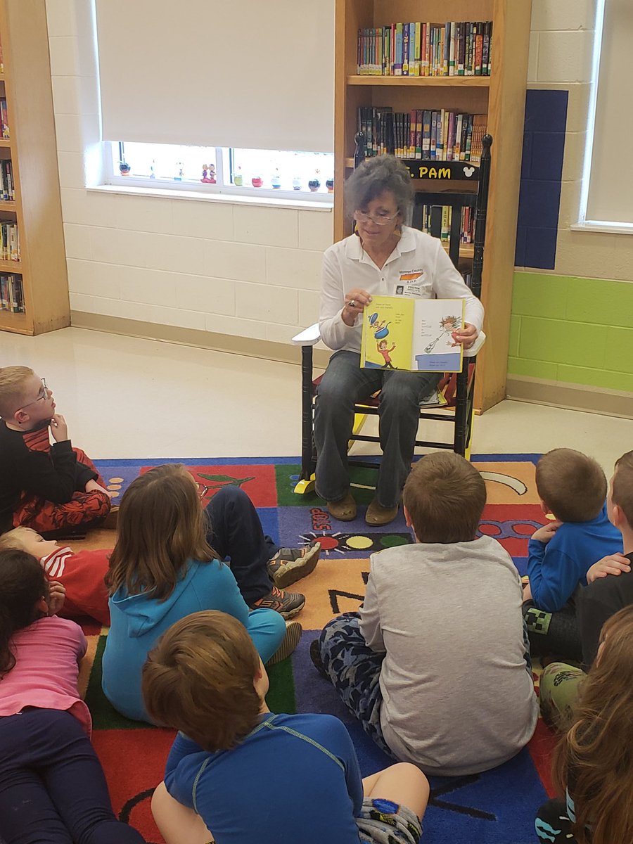 PMaples29's tweet photo. Celebrating Read Across America with guest readers in the library! My students love when someone new comes in to read to them! A special thank you to Shauna Bowers, John Parham, Matt Barger, Angie Garrett, and Marsha Standridge! https://t.co/inx3kNb67K