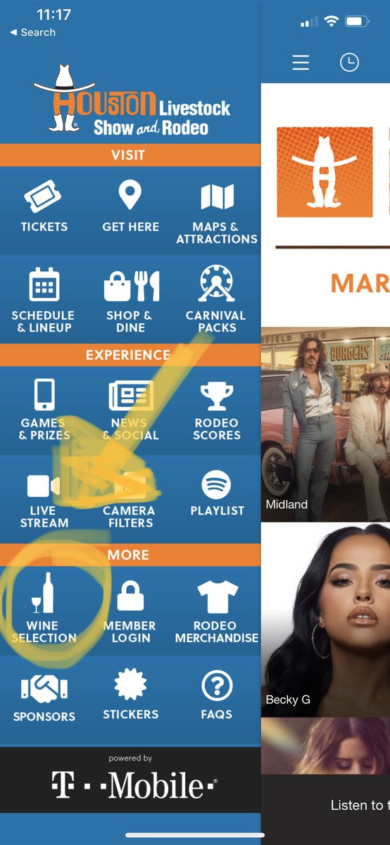 Headed to <a href="/RODEOHOUSTON/">RODEOHOUSTON</a> Champion 🍷 Wine Garden? Be sure to download the Rodeo app to access your own digital sommelier! 🔎🍷 #wine #rodeo #rodeoHouston #winegarden #digitalwineadvisor #digitalsommelier #winelover #houston #apple #android #googleplay