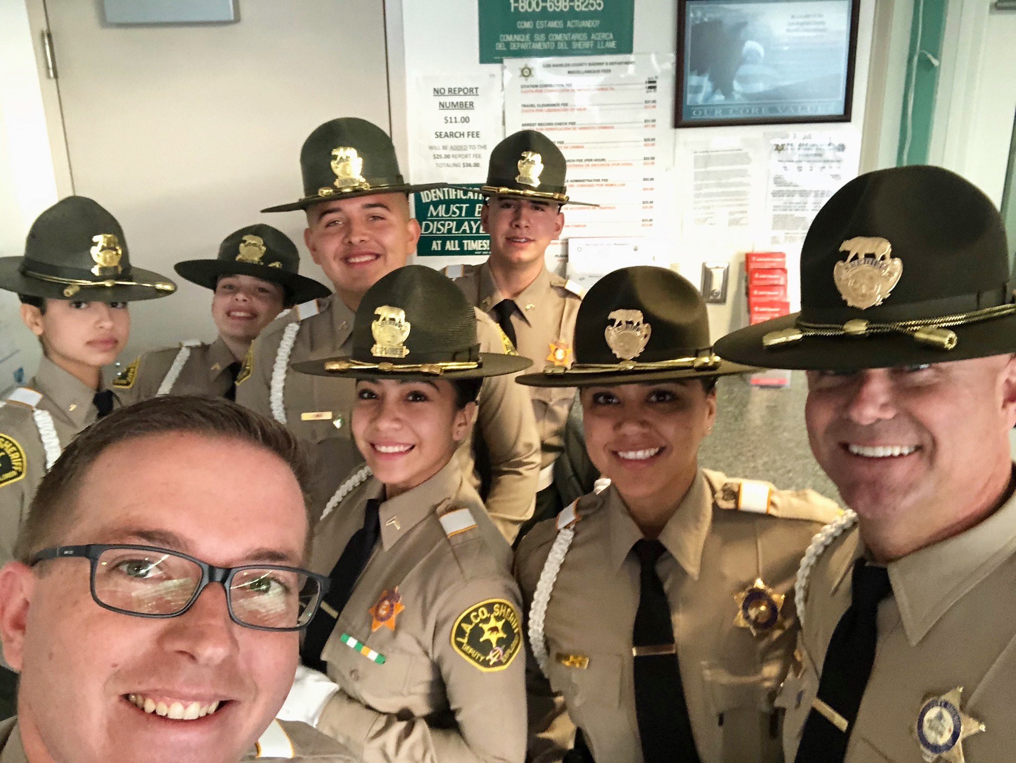 LASD Lancaster Stn. on X: "The calm before the storm! Lancaster Sheriff's  Station's Explorer Drill Instructors and Deputy Advisors stopped for a  quick selfie before kicking off Class #104's Shock Day on
