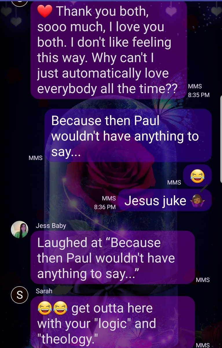 LizabethReuban's tweet photo. I still Jesus juke with my friends and spiritual accountability partners years later after hearing @JonAcuff introduce such a glorious term at Convocation @LibertyU https://t.co/vOi4ZiHXGS