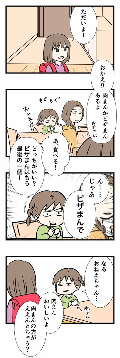 ラス1のピザまんをお姉ちゃんが食べてしまうかもしれない時の話 