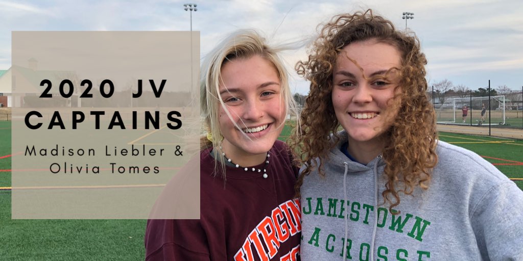 JHS_GirlsLax's tweet photo. Congratulations to our 2020 JV Captains, Madison and Olivia! https://t.co/cze3hRplEp