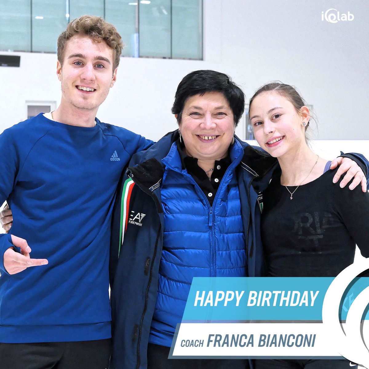 Il suo nome è negli annali del Pattinaggio Figura mondiale. 🌍⛸
La sua storia rappresenta la garanzia per il nostro futuro.
💌 Tanti auguri di buon compleanno alla nostra Direttrice Tecnica, Coach #FrancaBianconi!!! 🎂💙

#TeamIceLab #IceLab #FigureSkating