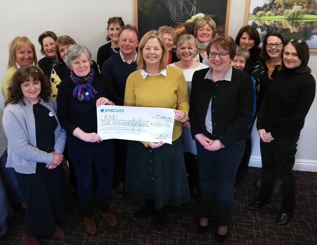 Many thanks to the Yorkshire Rural Support Network for their donation of £500! They raised the funds via a raffle at their Women in Farming Conference #charitytuesday