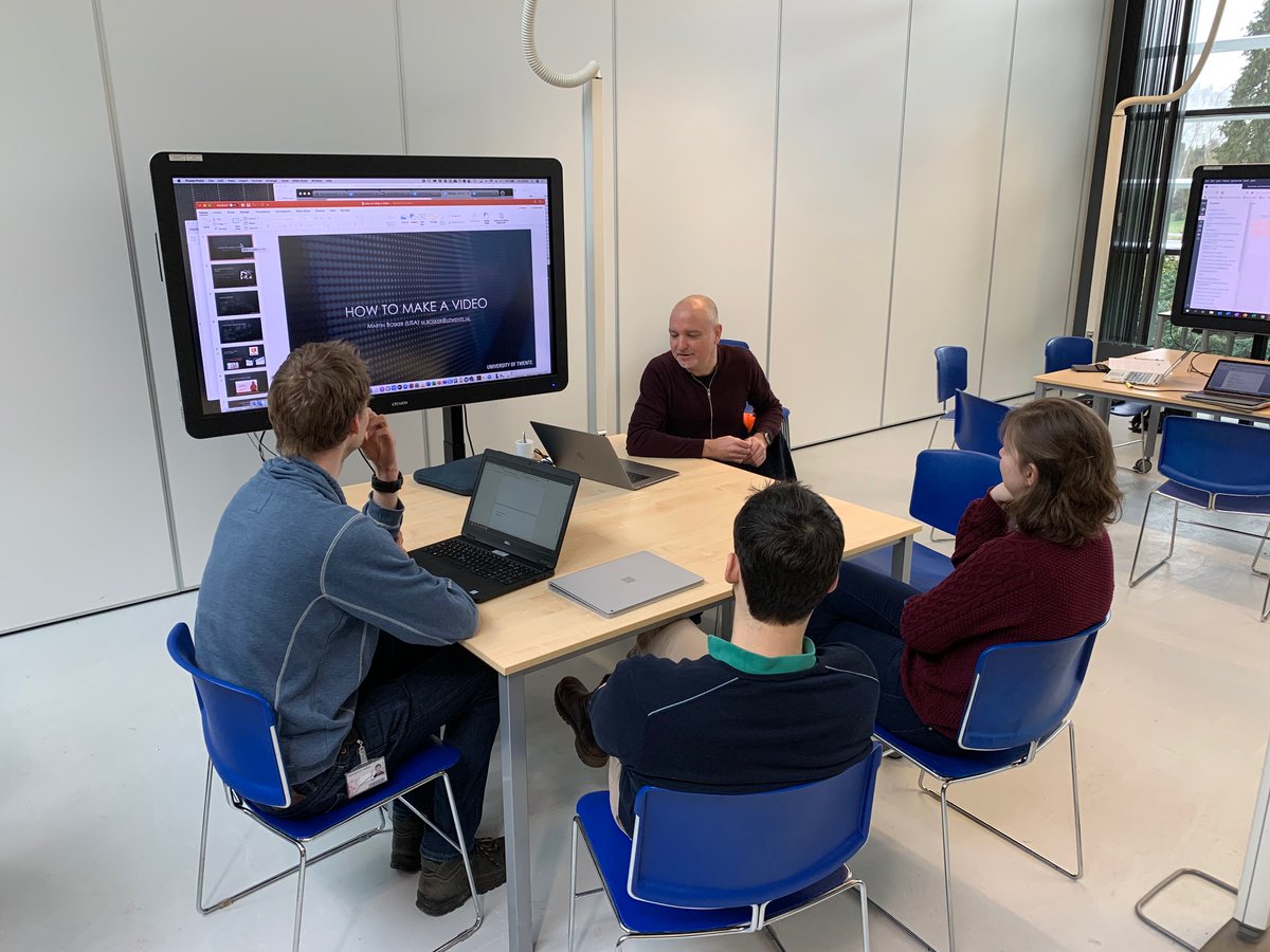 UtTelt's tweet photo. Thursday the 27e of Februari TELT organized a technology enhanced learning carousel for the ET faculty.
Great talks with inspired people. @UtMooc @UTwente https://t.co/eompcsxKJR
