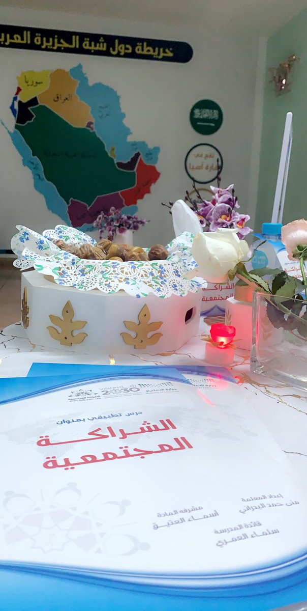 asoooom1405's tweet photo. تم ولله الحمد تنفيذ الدرس التطبيقي يوم الثلاثاء ١٤٤١/٧/٨هـ في الابتدائية ٣٨ بعنوان الشراكة المجتمعيه للمعلمة منى البدراني وبحضور رئيسة قسم الدراسات الاجتماعية والمواطنة ��/ نوال العنزي وحضور قائدة المدرسة أ/ سلمى العمري وحضور العديد من المعلمات بارك الله في جهودهم ونفع بها 💕💕 https://t.co/BMXaIy5q0e