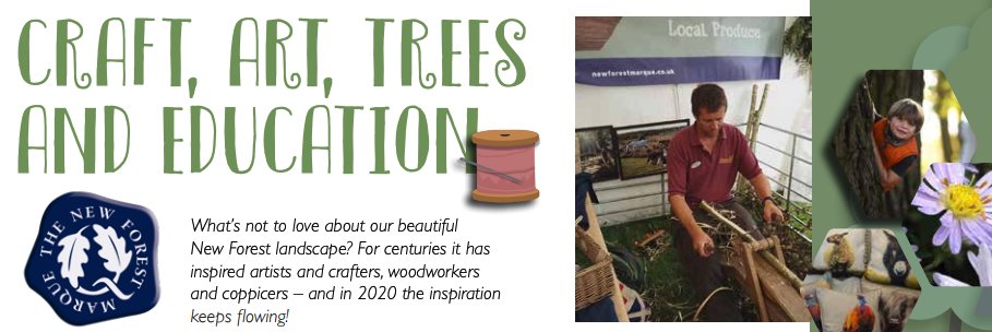 Our beautiful landscape inspires the many artists and crafters we are lucky enough to have as #NewForestMarque members.

Visit our website and browse through the many coppicers, woodworkers and craft producers we have.
newforestmarque.co.uk/members/