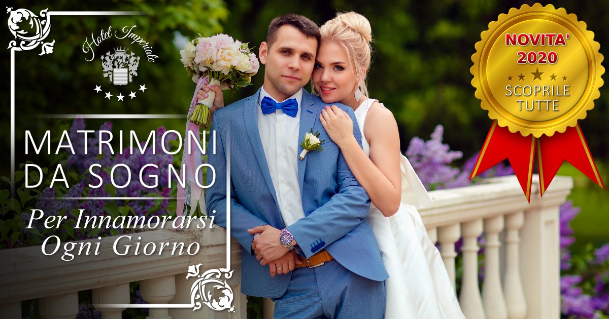HotelImperiale1's tweet photo. FULL MARRIAGE EVENTS
Infiniti servizi disponibili in esclusiva.
Lusso ed Eleganza diventano accessibili a tutti.
Organizza tutto il tuo matrimonio senza stress.
Contattaci per info.
https://t.co/Ek6VSgh3j4 https://t.co/EDHW6HZF0J