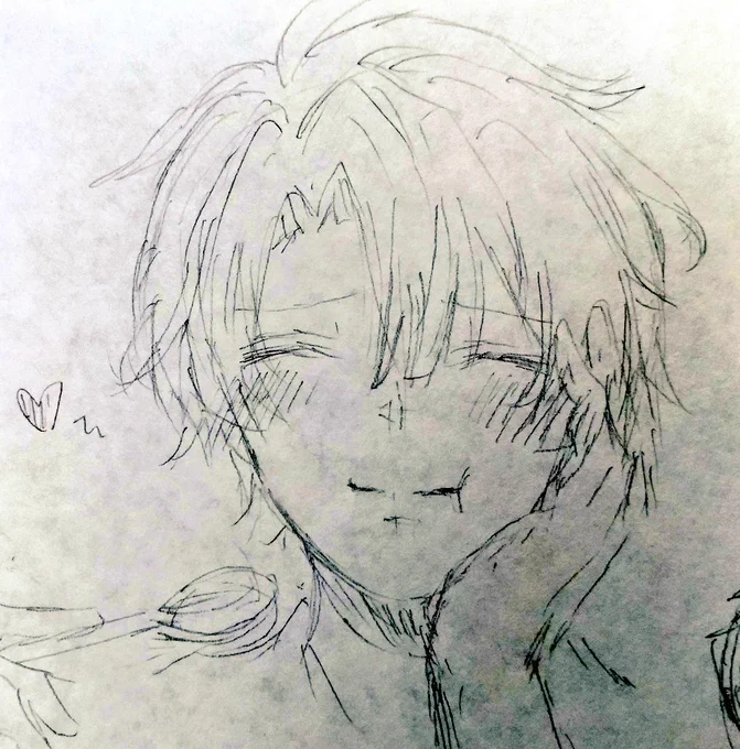 誕生日ツイの4枚目の続き1/2(誕生日関係ない)
漫画描けないので一枚絵の集まりです。和泉兄弟かわいい。陸は天使。
※見にくい
※字が汚い 