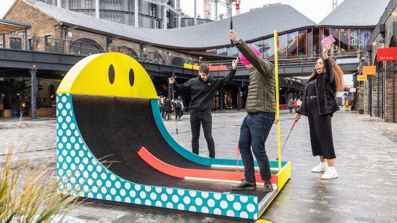 scene2ltd's tweet photo. #Scene2Loves
Crazy golf so happy to see CLUB GOLF โณ๏ธ in @CoalDropsYard designed by artists Baker & Borowski @produceUK and is inspired by the Kingโs Cross rave culture of old ๐
Reminds us of a crazy golf course we once built for Ikea ๐
https://t.co/YYxwwucreW https://t.co/MBOeIPSsfl