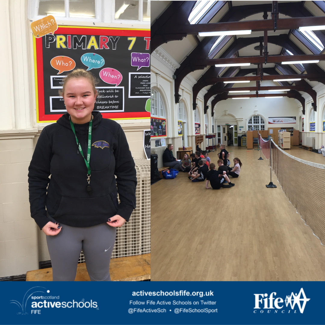 FifeActiveSch's tweet photo. ⚫️🔴LOCHGELLY CLUSTER 🔴⚫️
💪 Young People
💪 Nadia was a Young Ambassador and went on our Sweden coaching trip
💪 She is now a student @StirUni
and coaches for Active Schools
💪 She is helping the cluster by leading badminton @LochgellySouth
🏸🏸🏸
#leadershippathway https://t.co/JMVSHW7pNe
