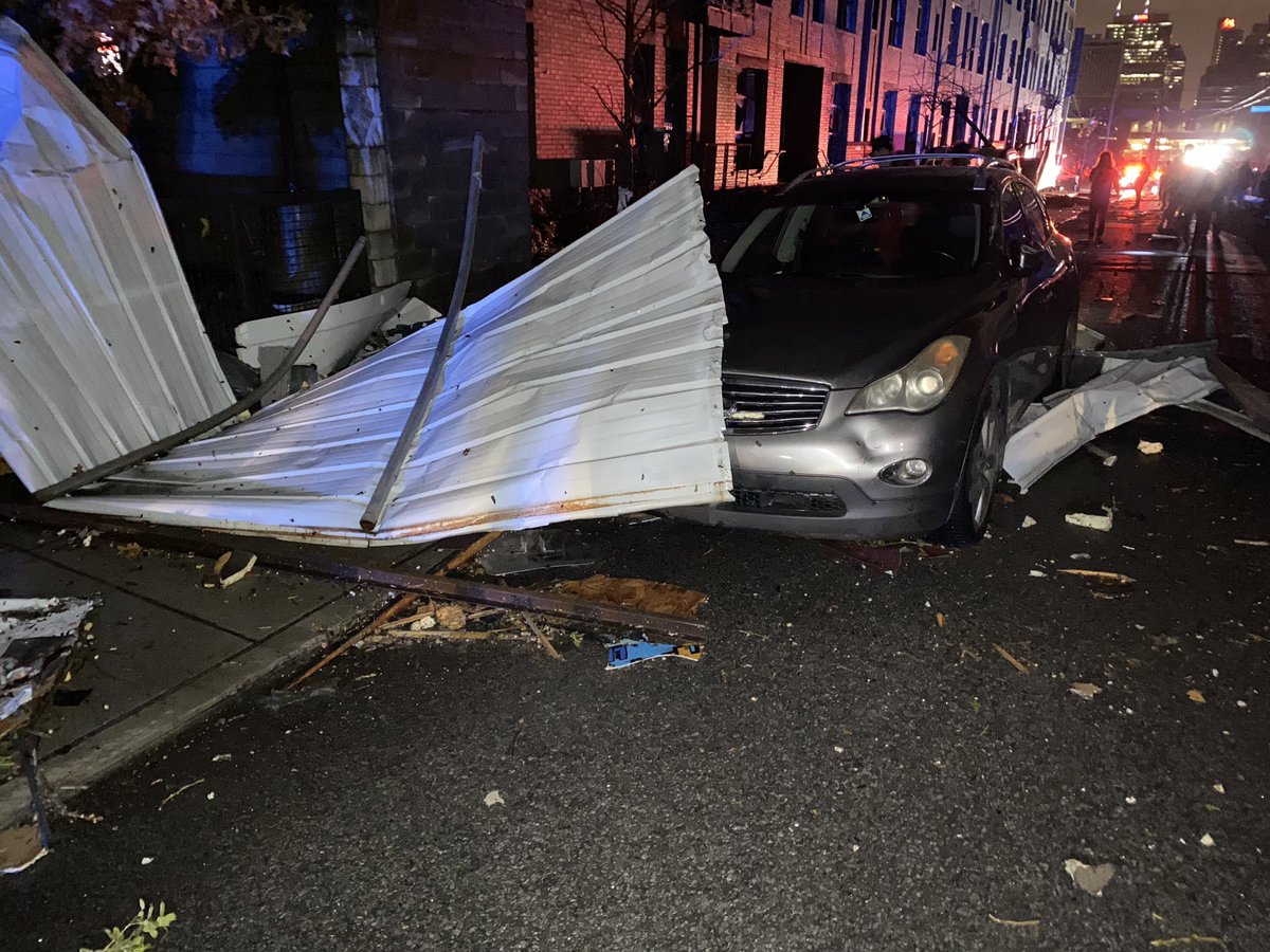 ryanjbreslin's tweet photo. More devastating sights. This is Fourth Ave N in #Germantown. Windows completely blown out. Water dripping down the side of this building. Video to follow. @WSMV https://t.co/2Jm8oeGxFT