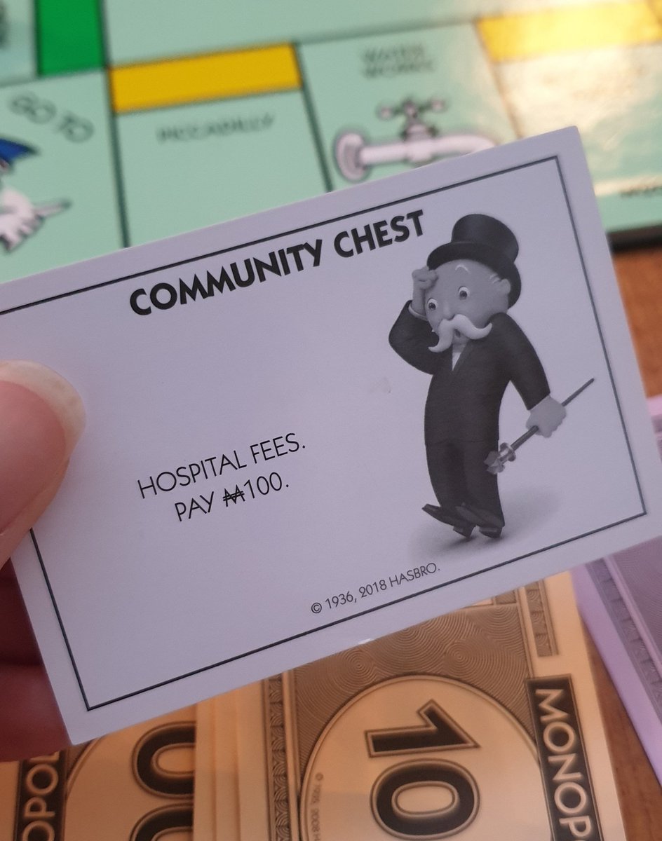gillyminn's tweet photo. 🤦♀️ #Monopoly #HospitalFees https://t.co/r4nFQ921Tu