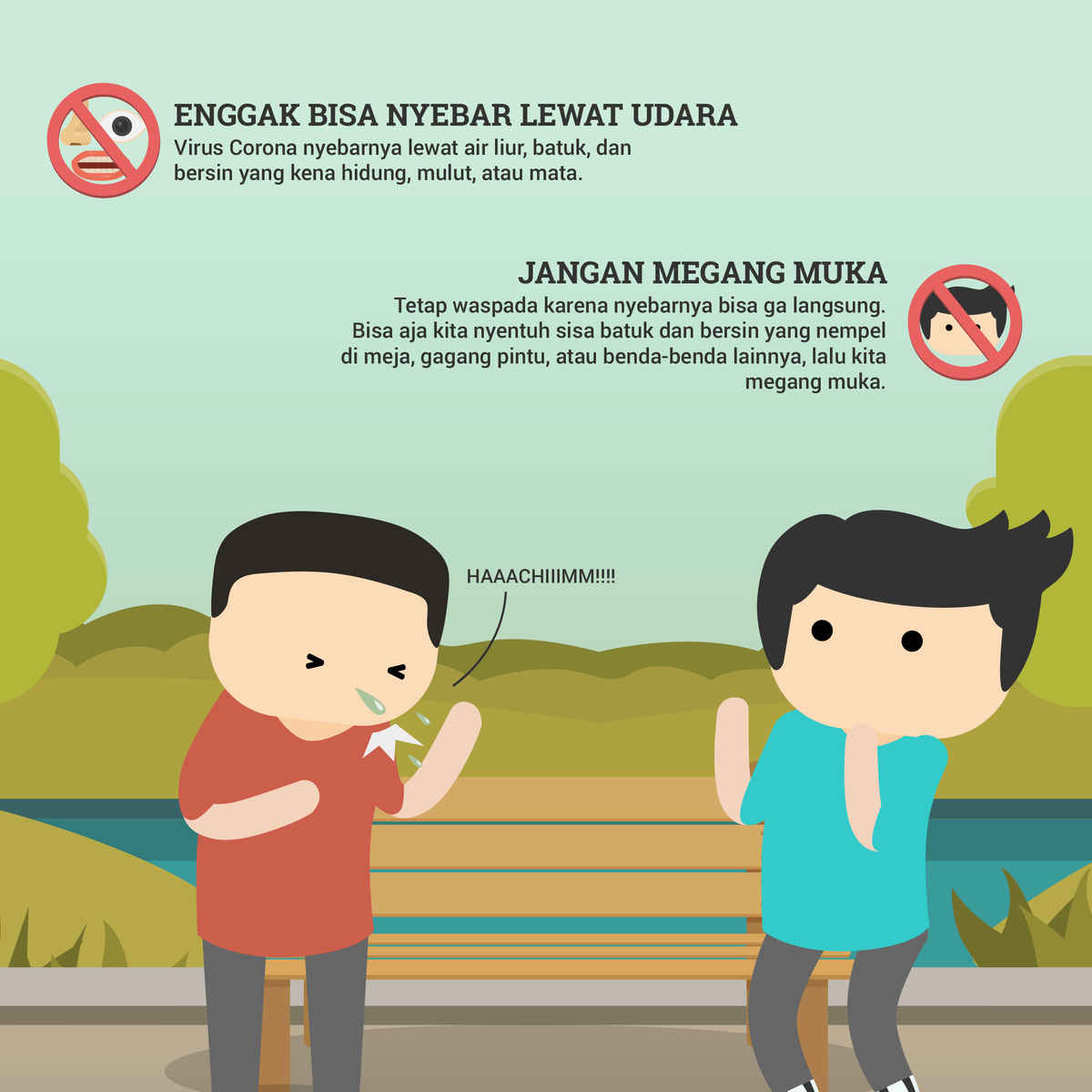 Free Gambar Kartun Corona Jaga Jarak Images Phone Tips