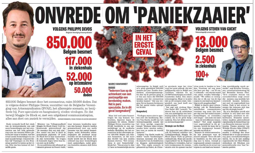 De blik van <a href="/Kris10Vermoesen/">Kristien Vermoesen</a> op de communicatie rond corona: verstandig van <a href="/Maggie_DeBlock/">Maggie De Block</a> om maar één keer per dag te communiceren. Een beetje "sleur" kan helpen om de epidemie weer in een normaal perspectief te plaatsen en het overzicht te bewaren. <a href="/FINNbe/">FINN</a>