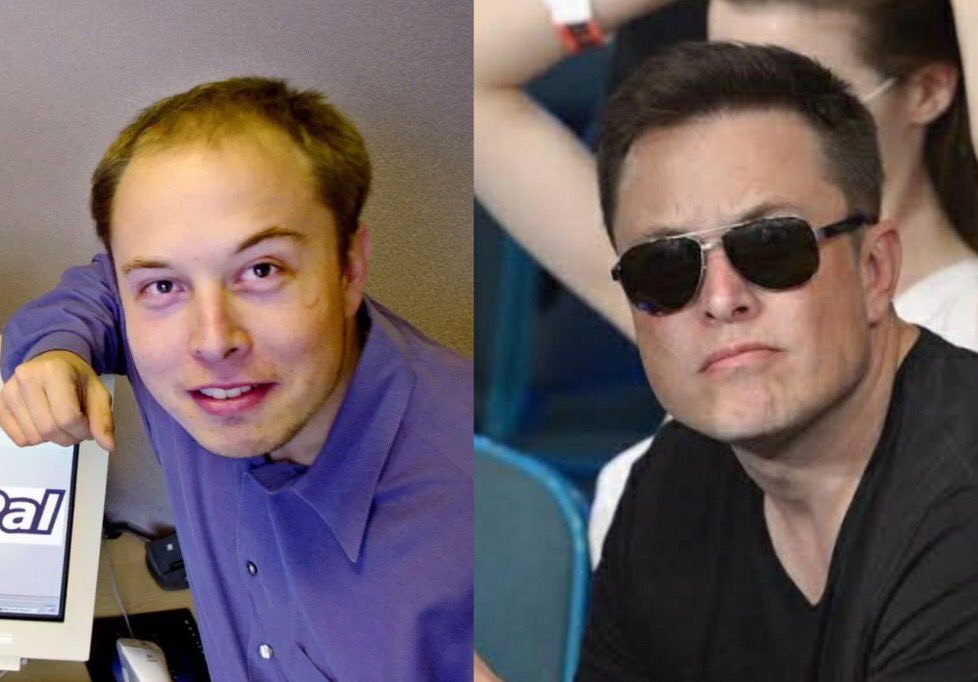 Joseentreprendr's tweet photo. 1999 VS 2020 😂😉🚀
#Confiance #Entrepreneur #Startup #JeffBezos #Amazon #ElonMusk #Paypal #SpaceX #Tesla #SolarCity #JOseEntreprendre #YouStart #Entrepreneurs #Startups #Innovation #Tech #Technologie https://t.co/g7erxjebZn