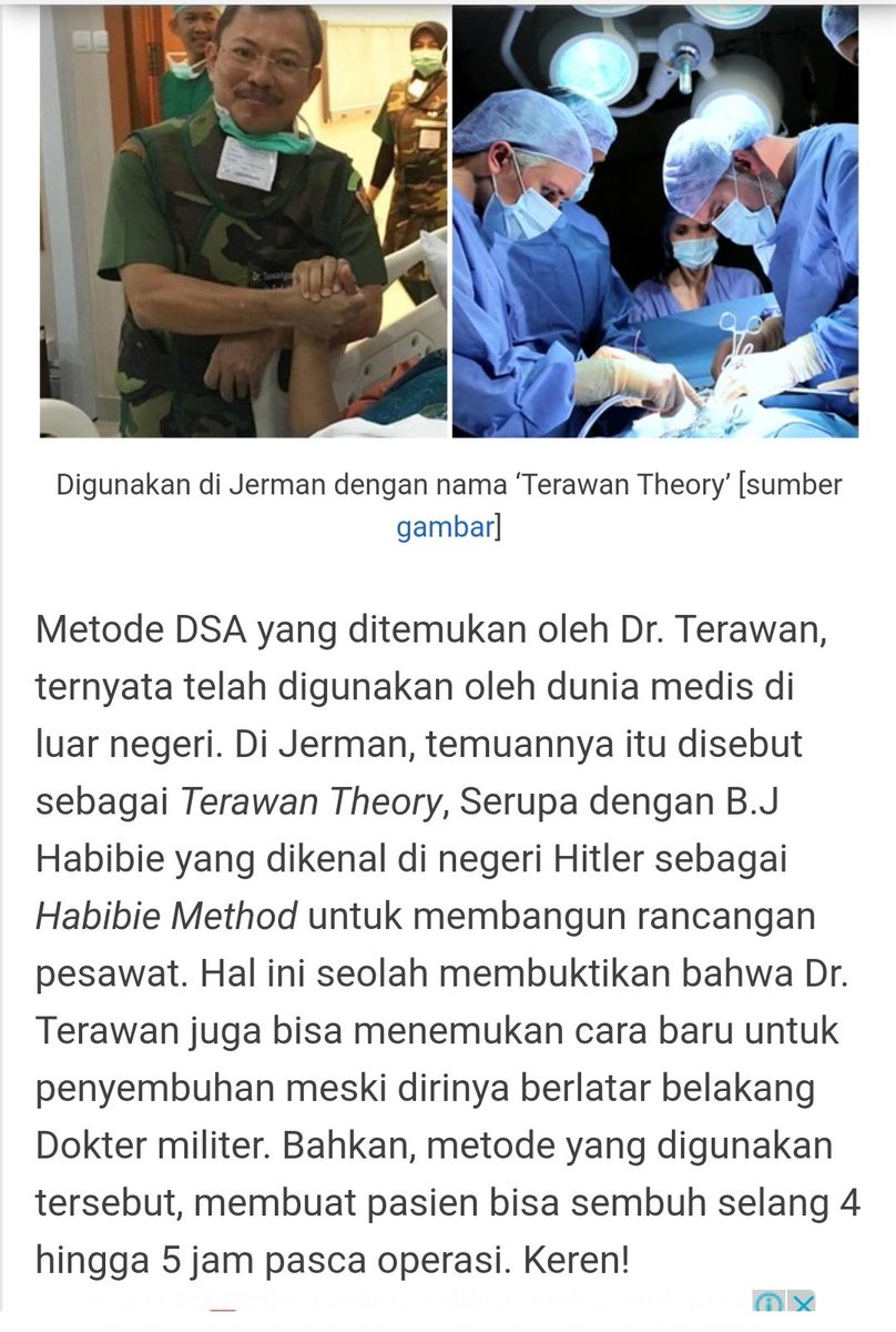 kurawa's tweet image. Kita harus berbangga punya Menkes sehebat ini, 40 ribu nyawa tertolong dan metodenya sudah tenar di Luar negeri dipatenkan dengan sebutan "Terawan Theory".
Jadi apapun yang dia sampaikan soal virus Corona, orang ini sudah terbukti kehebatannya, itu modal utama negeri ini optimis