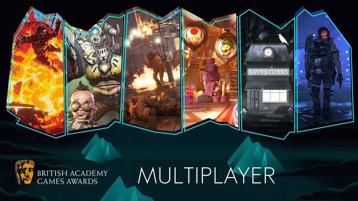 BAFTA Games on Twitter: "Get together and enjoy the nominees in the Multiplayer 🎮🎮🎮🎮 category: 🎮 Apex Legends 🎮 Borderlands 3 🎮 Call of Duty: Modern Warfare 🎮 Luigi's Mansion 3 🎮