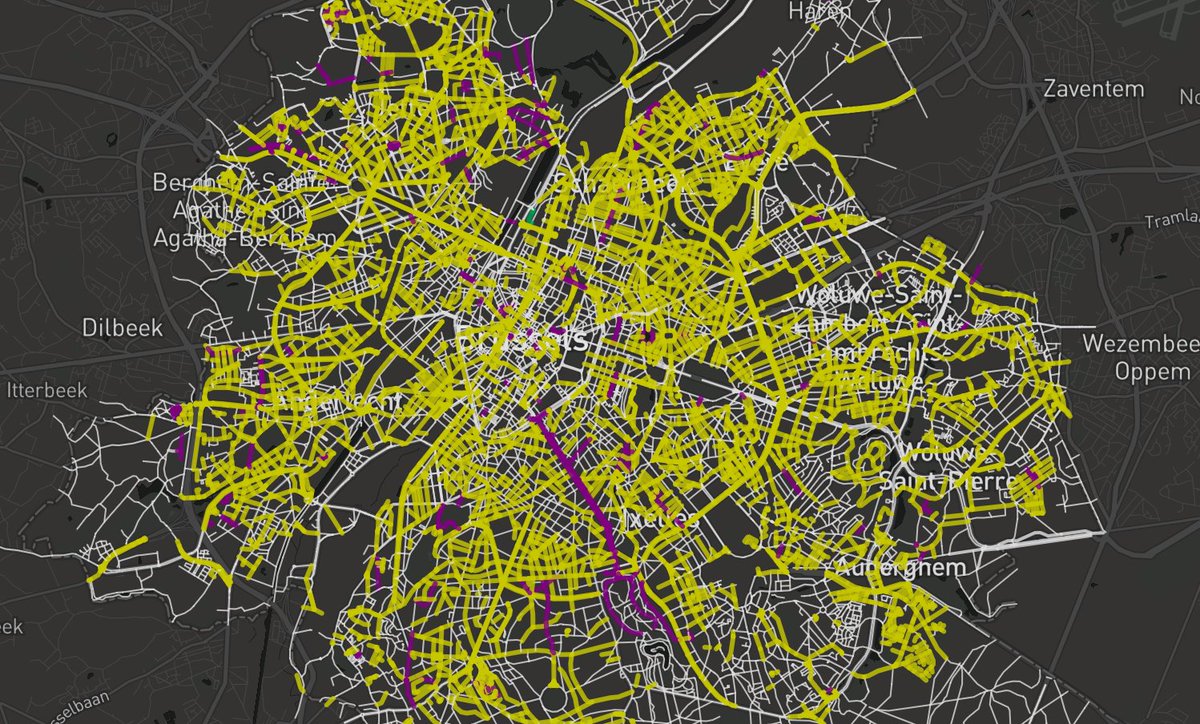 OpenKnowledgeBE's tweet photo. With the use of #opendata we've made - together with 60 citizens - a map visualizing the street names of Brussels by gender. Here you can find the final result! https://t.co/h9k8sFXYjT https://t.co/M7QSP4Oexq