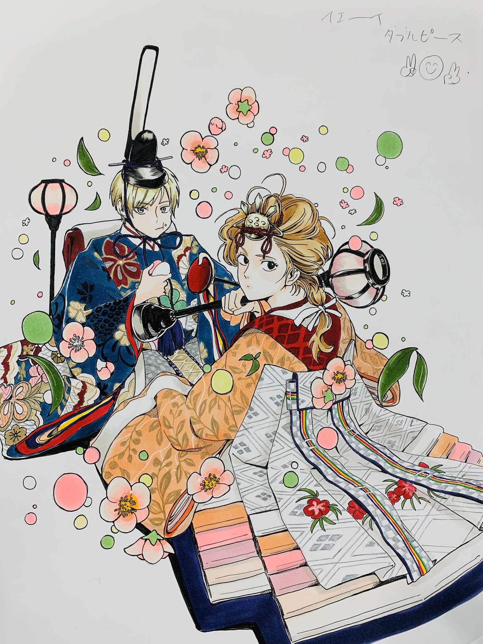 漫画 村井の恋 公式 今日は雛祭りですね いまlineマンガのメインビジュアルにもなっているイラスト の全体はこちらです 美麗 そして田中先生がかっこいいですね 村井の恋 Lineマンガ T Co Tgmo4wyrsx Twitter